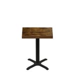 24" x 30" Urban Vintage Autumn Quick Ship Table + Black Standard Height 22" x 22" Cross Base