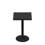30" x 30" Urban Onyx Quick Ship Table + Black Counter Height 22" Disc Base
