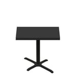 30" x 42" Urban Onyx Quick Ship Table + Black Standard Height 22" x 30" Cross Base