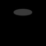 Two-Sided Quick Ship Table Tops - Mahogany/Black Laminate - Black T-Mold - 30" Round