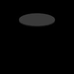 Two-Sided Quick Ship Table Tops - Mahogany/Black Laminate - Black T-Mold - 36" Round