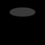 Two-Sided Quick Ship Table Tops - Mahogany/Black Laminate - Black T-Mold - 42" Round
