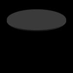 Two-Sided Quick Ship Table Tops - Mahogany/Black Laminate - Black T-Mold - 60" Round