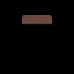 Two-Sided Quick Ship Table Tops - Mahogany/Black Laminate - Black T-Mold - 24" x 30"