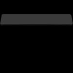 Two-Sided Quick Ship Table Tops - Mahogany/Black Laminate - Black T-Mold - 30" x 72"
