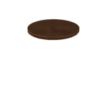 Woodland Quick Ship Table Tops - Dark Walnut Stain - 36" Round