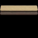 Two-Sided Quick Ship Table Tops - Oak/Walnut Laminate - Brown T-Mold - 30" x 72" - both sides