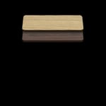 Two-Sided Quick Ship Table Tops - Oak/Walnut Laminate - Brown T-Mold - 30" x 42" - both sides
