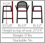 OD105 BAR dims