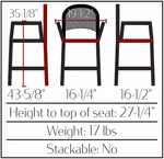 OD105 BAR dims
