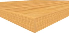 Planked Deluxe Pear with matching 3MM edge corner zoomed web