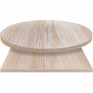 Whitewash Manufactured Table Tops – 1″ or 2″ thicknesses – Clear Coat Finish