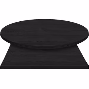 E*Wood (Oak) Manufactured Table Tops – 1″ or 2″ thicknesses – Black Stain