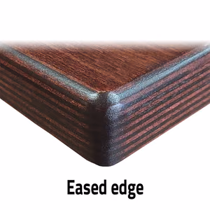 E Wood Economy Eased edge corner