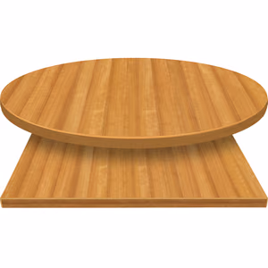 3mm Table Tops Planked Deluxe Pear with matching 3mm edge