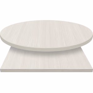 3mm Table Tops White Ash with matching 3mm edge
