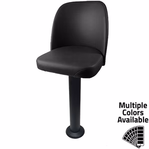 SL6133IMP Bucket Restaurant Bolt Down Pedestal Barstool – Standard
