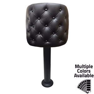 SL6133TUF Bucket Bar Height Bolt Down Pedestal Stool – Tufted Back