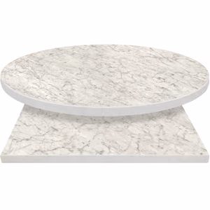 3mm table tops Formica Carrara Bianco 6696 58 with matching edge