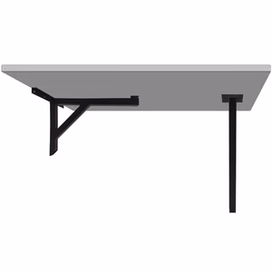Table Base – Cantilever – 27.5″ with Pin Leg – Standard Height – 2″ Square Column