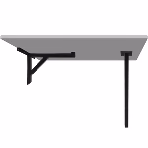Table Base – Cantilever – 27.5″ with Pin Leg – Bar Height – 2″ Square Column