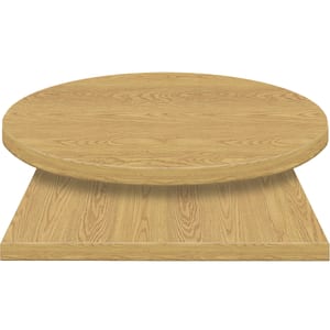 PVC Edge Manufactured Table Tops – 2″ thickness – Formica Natural Oak Laminate