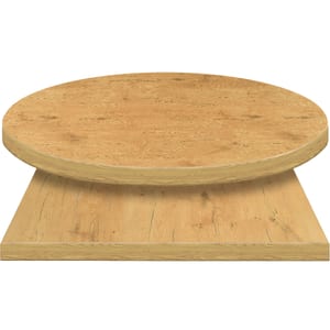 PVC Edge Manufactured Table Tops – 2″ thickness – Pinnacle Lancelot Oak Laminate