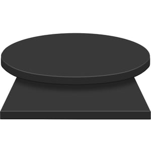 PVC Edge Manufactured Table Tops – 2″ thickness – Pinnacle Black Laminate