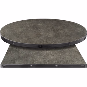 Fortress Manufactured Table Tops – Pinnacle Dark Crystal Concrete Laminate