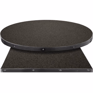 Fortress Manufactured Table Tops – Pinnacle Black Galaxy Laminate