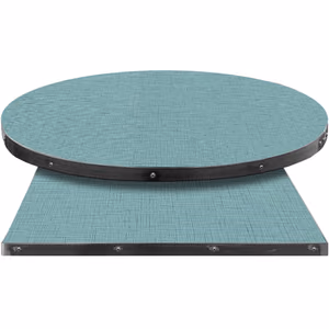 Fortress Manufactured Table Tops – Pinnacle Cyan Linen Laminate