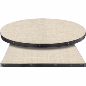 Fortress Manufactured Table Tops – Pinnacle Ivory Linen Laminate