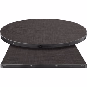 Fortress Manufactured Table Tops – Pinnacle Graphite Linen Laminate