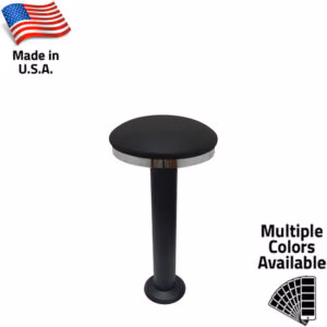 SL6117 Slimline Button Top Bar Height Bolt Down Pedestal Stool
