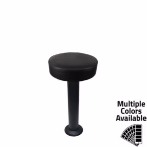SL7129 Button Top Counter Height Bolt Down Pedestal Stool – Standard