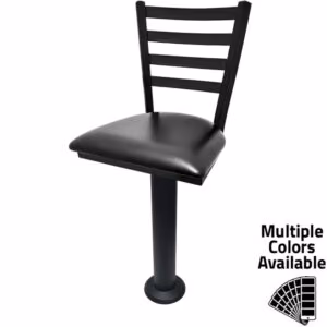 SL6301 Ladderback Bar Height Bolt Down Pedestal Stool
