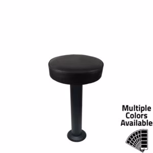 SL7129XL XL Button Top Counter Height Bolt Down Pedestal Stool