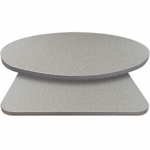Retro T-Mold Manufactured Table Tops – Pinnacle Ivory Boomerang Laminate