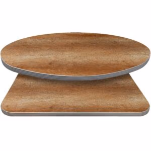 Retro T-Mold Manufactured Table Tops – Pinnacle Monument Oak Laminate