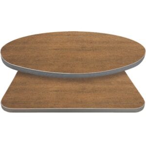 Retro T-Mold Manufactured Table Tops – Pinnacle Brick Oak Laminate