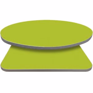 Retro T-Mold Manufactured Table Tops – Pinnacle Lime Green Laminate