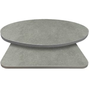 Retro T-Mold Manufactured Table Tops – Pinnacle Light Crystal Concrete Laminate
