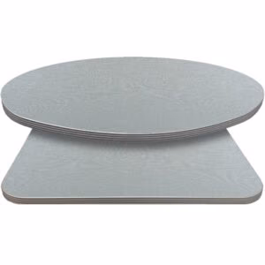 Retro T-Mold Manufactured Table Tops – Pinnacle Gray Washed Tweed Laminate
