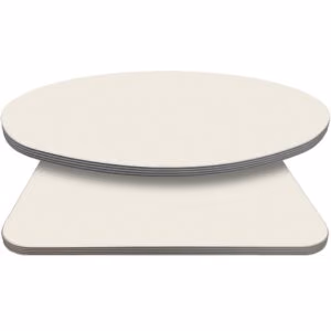 Retro T-Mold Manufactured Table Tops – Pinnacle Ivory Laminate