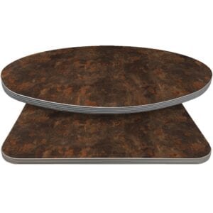 Retro T-Mold Manufactured Table Tops – Pinnacle Oxidized Slate Laminate