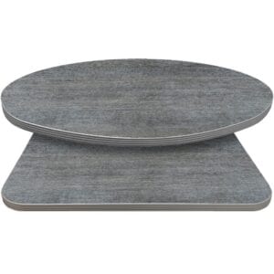 Retro T-Mold Manufactured Table Tops – Pinnacle Weathered Pewter Laminate