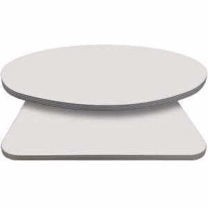 Retro T-Mold Manufactured Table Tops – Pinnacle Ivory Pearl Laminate