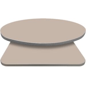 Retro T-Mold Manufactured Table Tops – Pinnacle Taupe Laminate