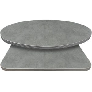 Retro T-Mold Manufactured Table Tops – Pinnacle Textured Concrete Laminate