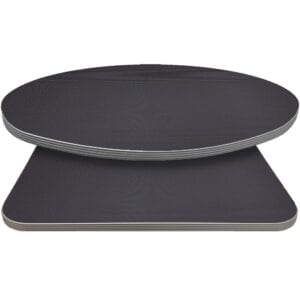Retro T-Mold Manufactured Table Tops – Pinnacle Black Diamond Laminate